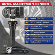 Autel MX-Sensor 315MHz/433MHz Programmable TPMS Sensor