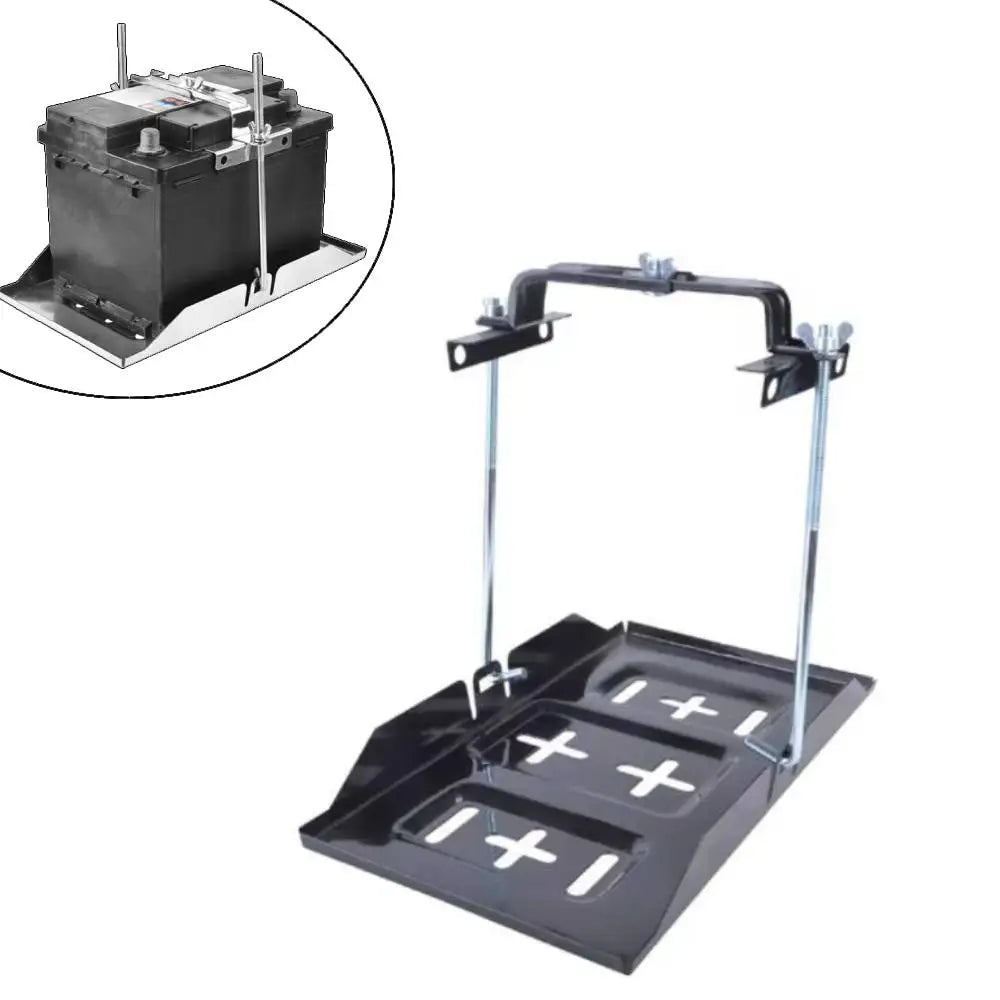 Adjustable Battery Tray and Hold-Down Bracket Kit - 28 cm or 34 cm