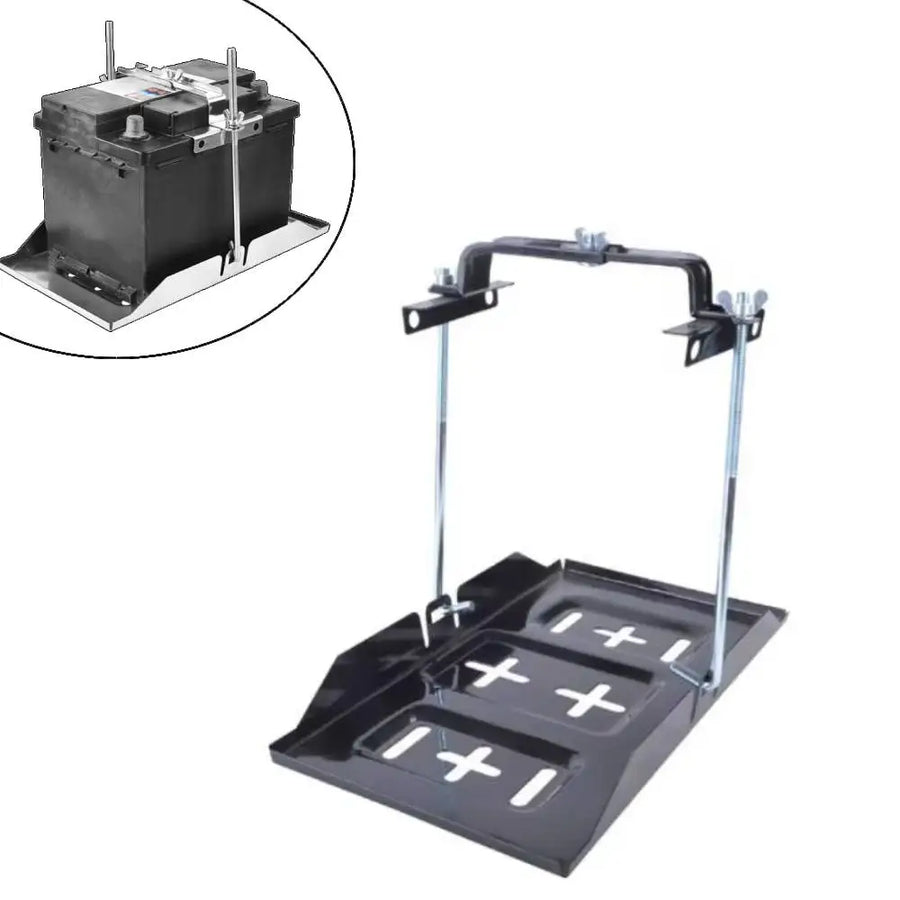 Adjustable Battery Tray and Hold-Down Bracket Kit - 28 cm or 34 cm