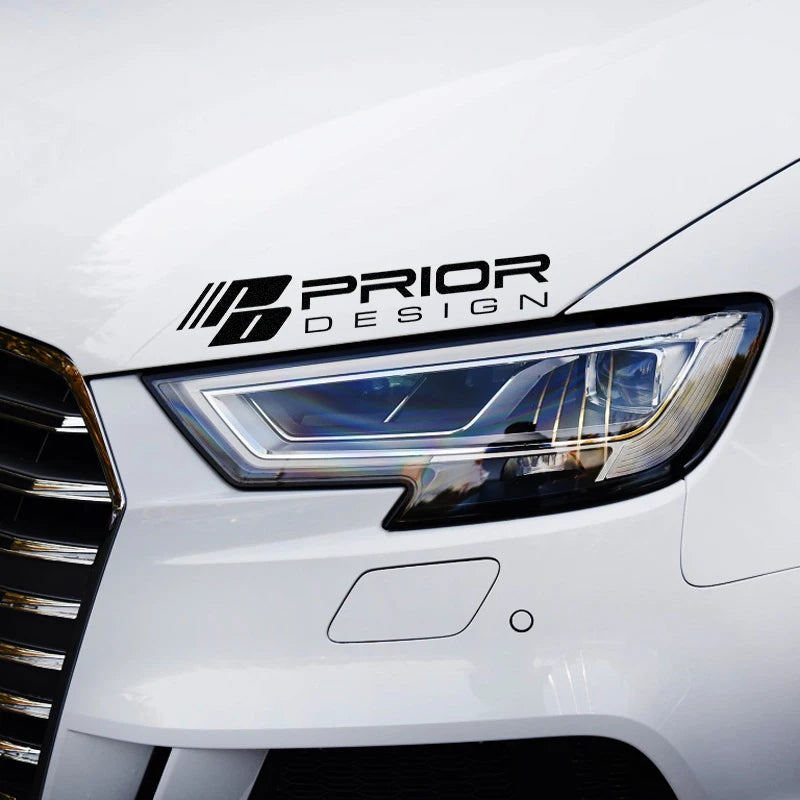 Reflective Racing Headlight Eyebrow Vinyl Decal