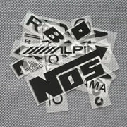 10-Piece JDM Lowrider Vinyl Decal Set