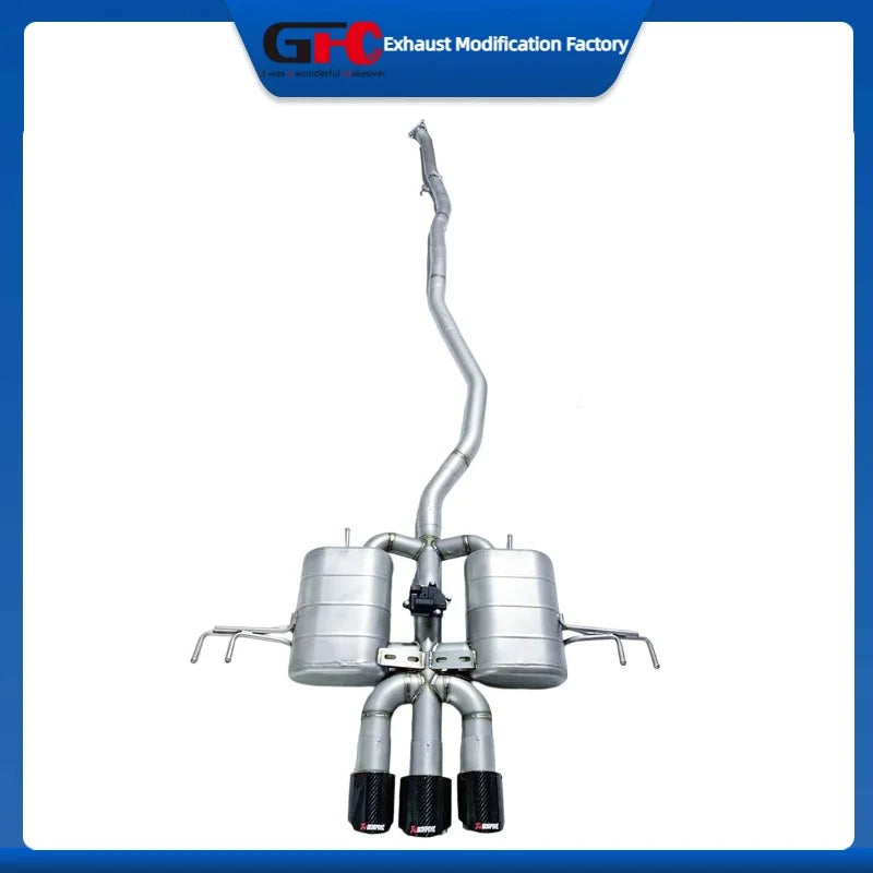 304 Stainless Steel Valved Cat-Back Exhaust System for Honda Civic RS FK7