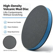 6-Inch Clay Decontamination Disc with 15 mm Foam Layer