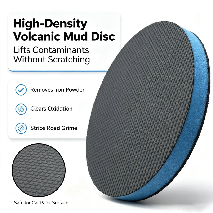 6-Inch Clay Decontamination Disc with 15 mm Foam Layer