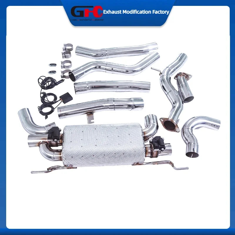304 Stainless Steel Valved Cat-Back Exhaust System for BMW 2020-2024