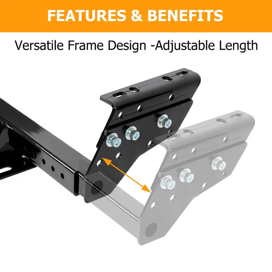 Universal Class 3 2 in Trailer Hitch Receiver for Select Trucks & SUVs