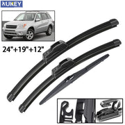 Front & Rear Windshield Wiper Blade Set for Toyota RAV4 -Present and Newer -Present 2000-2005