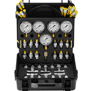 Hydraulic Pressure Test Gauge Kit for Excavators, Tractors and Machinery
