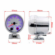 52mm Tachometer, RPM Automotive Gauge