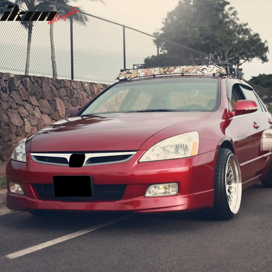 HFP-Style Unpainted Front Bumper Lip for 2003–2005 Honda Accord Sedan
