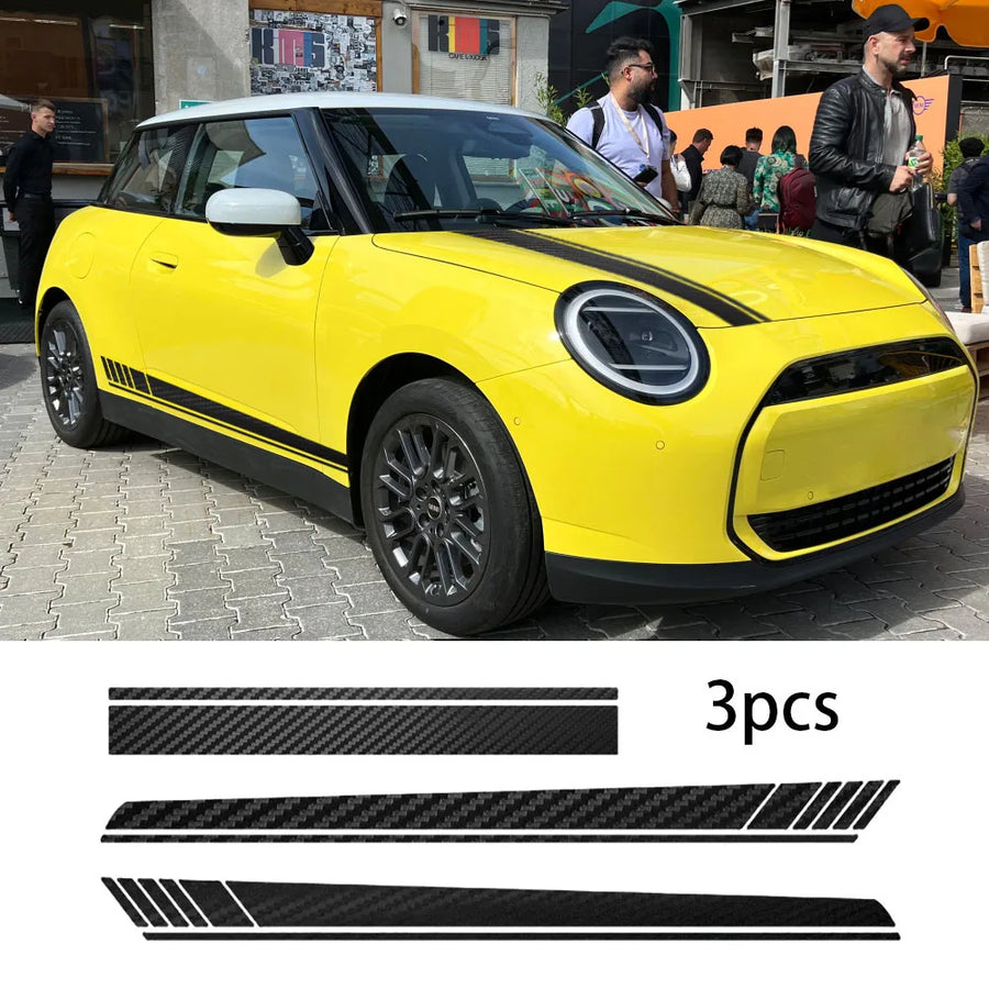Long-Strip Hood and Door Vinyl Decal Set