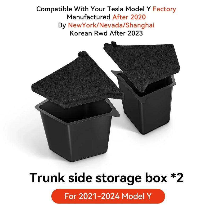 Trunk Side Storage Organizer for Tesla Model Y Juniper 2021-2026