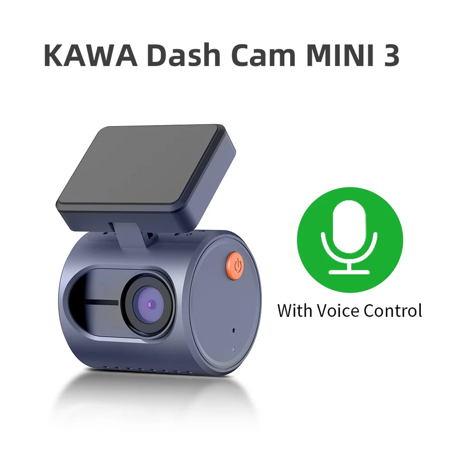 Kawa 2K Dash Cam with Wi-Fi App Control