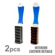Nylon Car Detailing Brushes - Assorted Shapes & Firmness