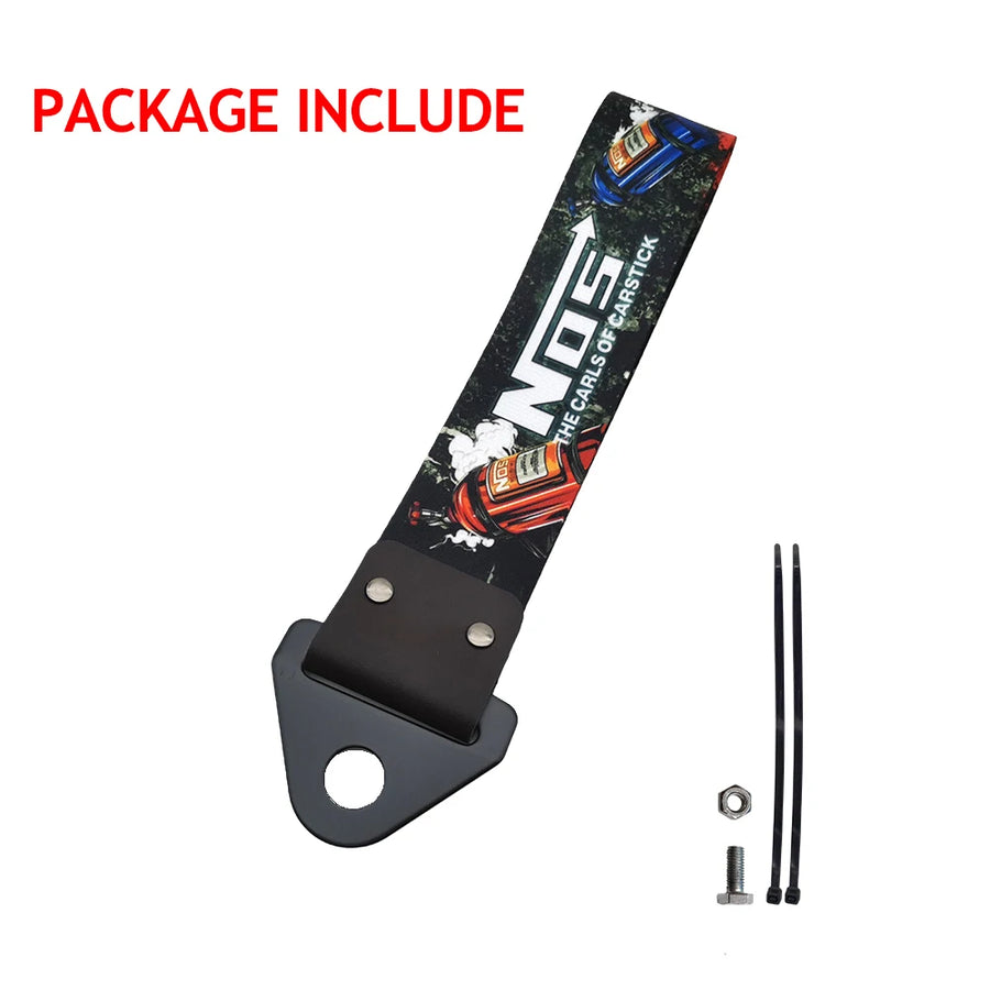 Red Sun-Style Decorative Tow Strap