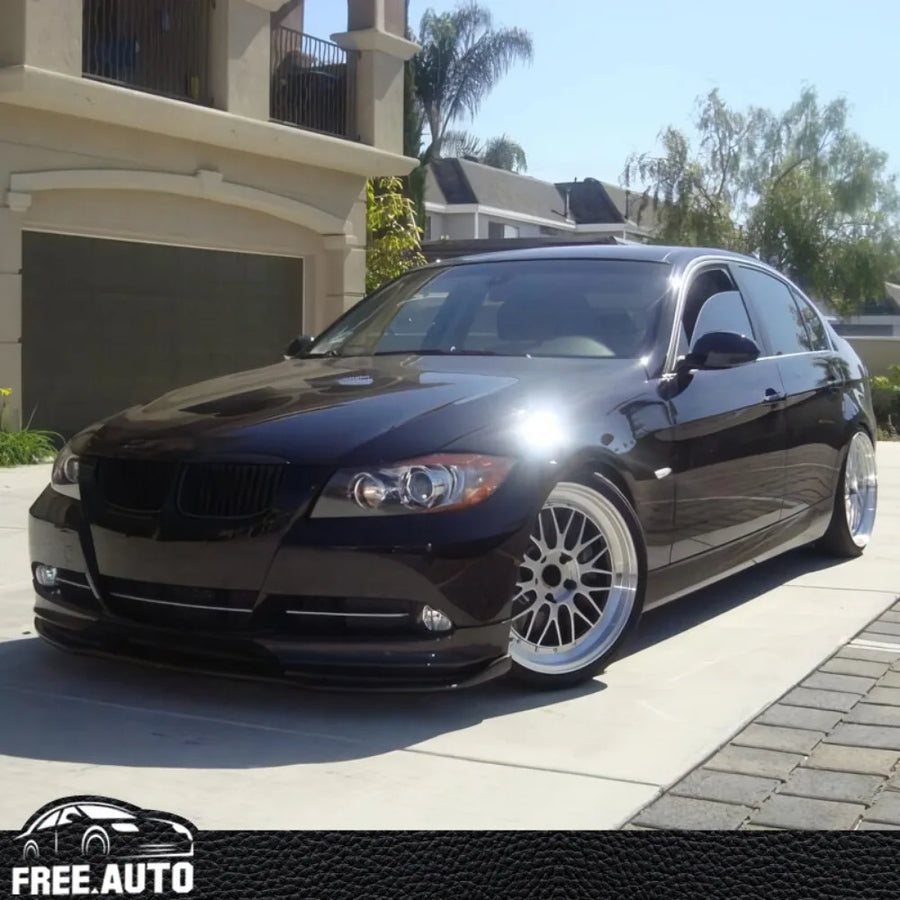 Paintable H-Style Front Bumper Lip for 2005–2008 BMW 3 Series E90/E91