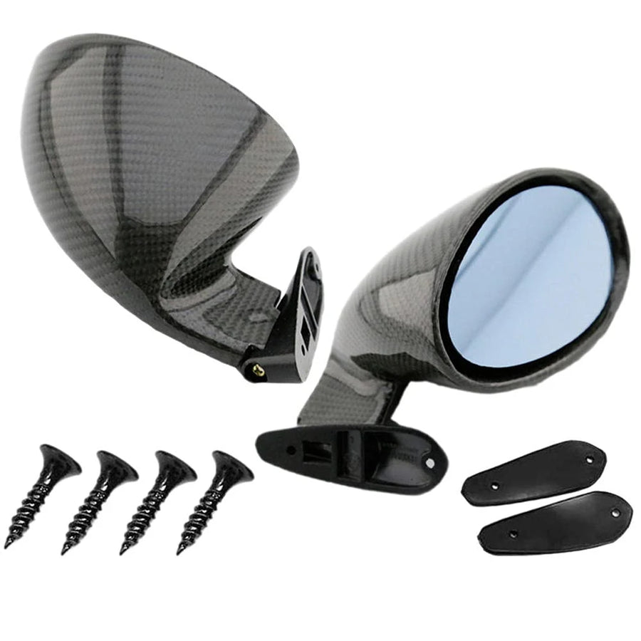 Universal California-Style Bullet Side Mirrors – Pair