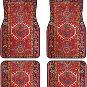 Bohemian-Style Universal Car Floor Mats – 4-Piece Set