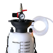 5-Liter Pneumatic ATF and Gear Oil Refill Tank with Adapters