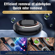 Solar-Powered Rotating Car Aroma Diffuser
