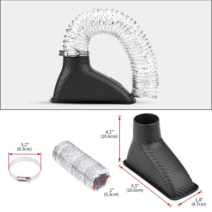 Universal Front Bumper Turbo Air Intake Duct