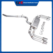 Stainless Steel Valved Cat-Back Exhaust System for Audi S3 2.0T 2014-2023