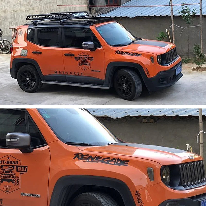 Renegade Off-Road Hood and Fender Reflective Decal