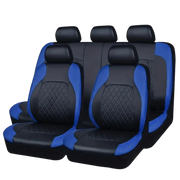 9-Piece Universal Car Seat Cover Set – Multiple Black Designs