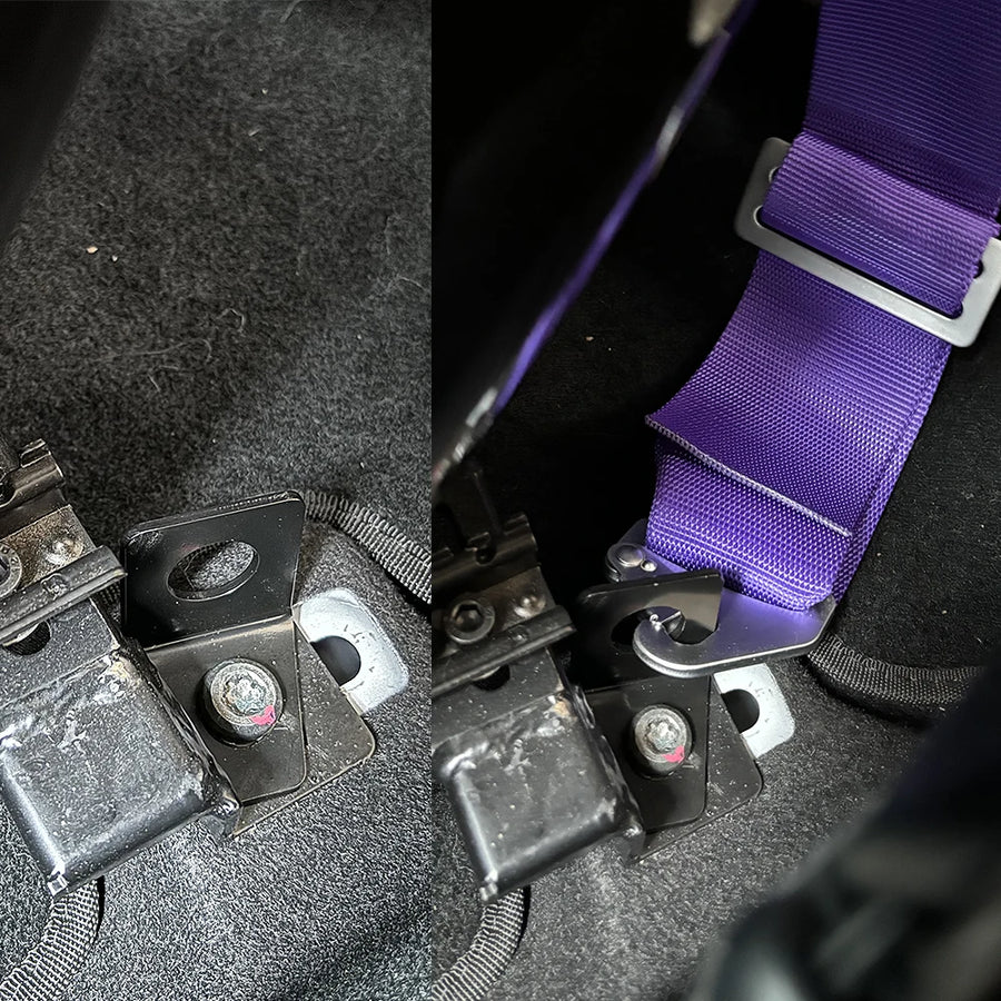Racing Harness Mounting L-Brackets – 1, 2 or 4 Pieces