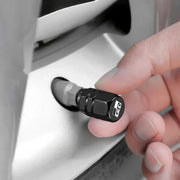 Toyota GR Sport-Style Aluminum Tire Valve Caps – 4-Piece Set