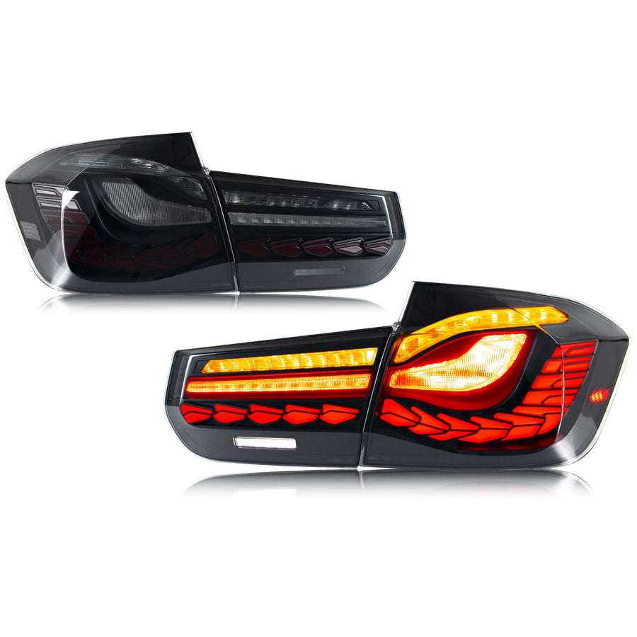 BMW F30/F80 GTS-Style Sequential LED Tail Light Pair – 2013–2018