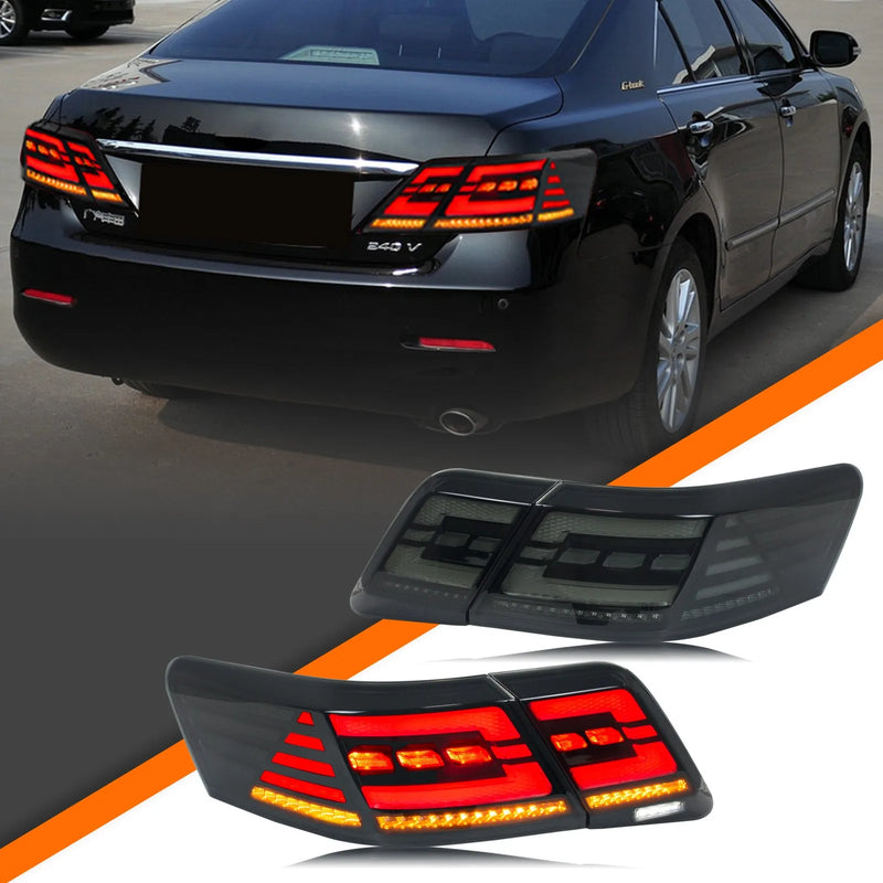 Toyota Camry SE Smoked Sequential LED Tail Light Pair – 2007–2011