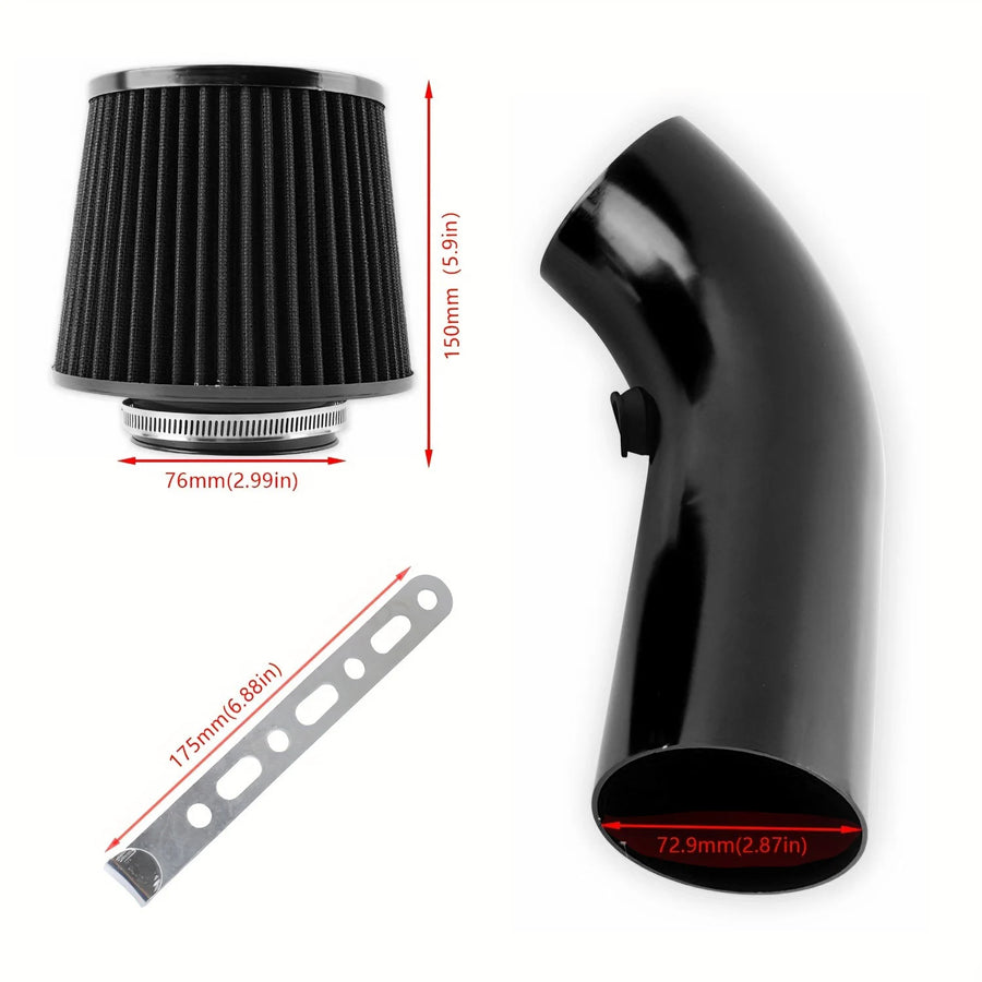 76mm High-Flow Cold Air Intake Kit