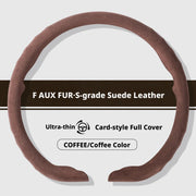 Ultra-Thin Suede Steering Wheel Cover for Select Jeep Models