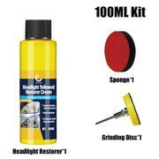 Headlight Lens Restoration Kit – 100 ml