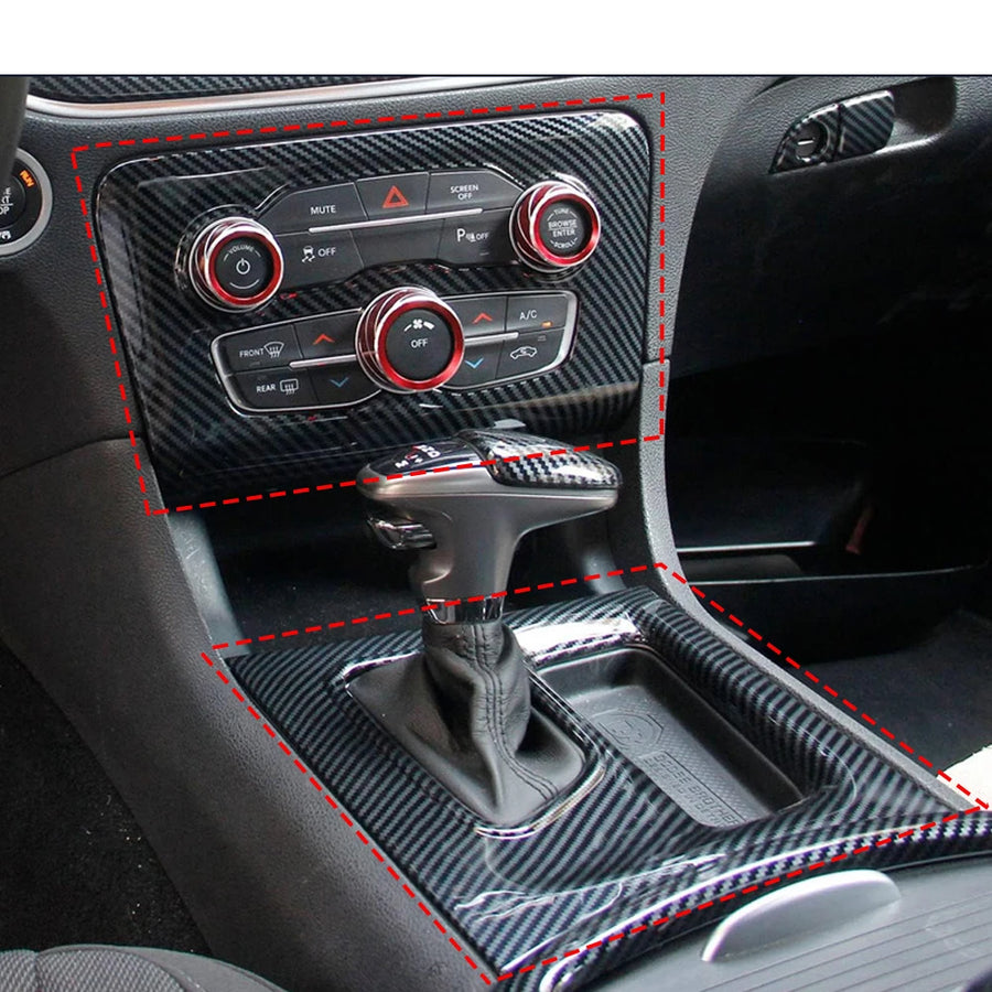 A/C and Shift Panel Trim for 2016–2021 Dodge Charger