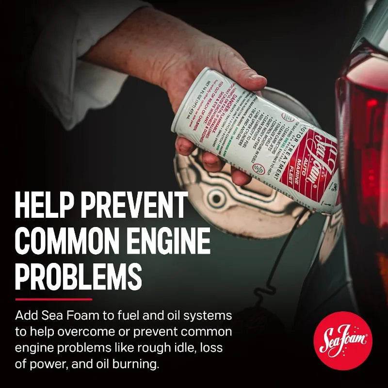Sea Foam Motor Treatment Fuel System Cleaner Fuel Stabilizer Oil Treatment Gas Diesel Additive Cars &