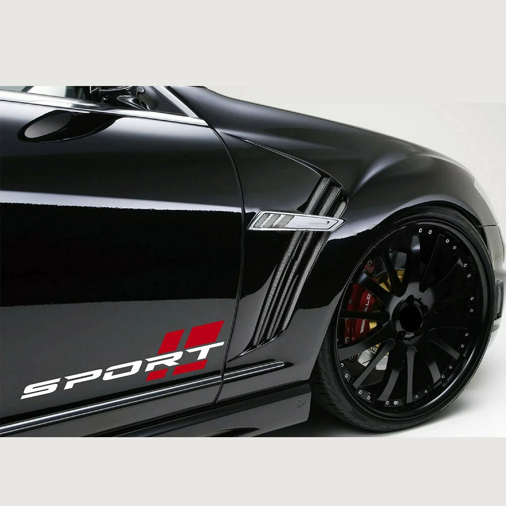 Reflective Racing Door-Side Stripe Decal