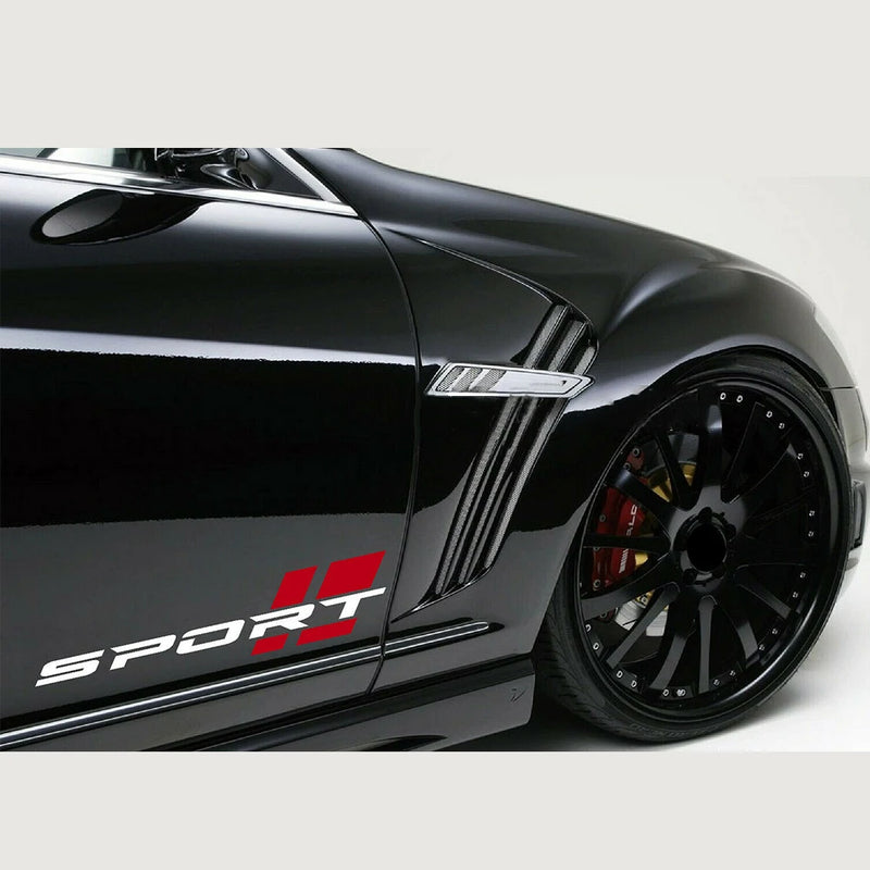Reflective Racing Door-Side Stripe Decal