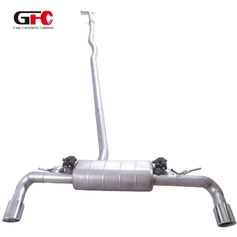 304 Stainless Steel Catback Exhaust System for BMW MINI 1.6T 2011-2016 Valved