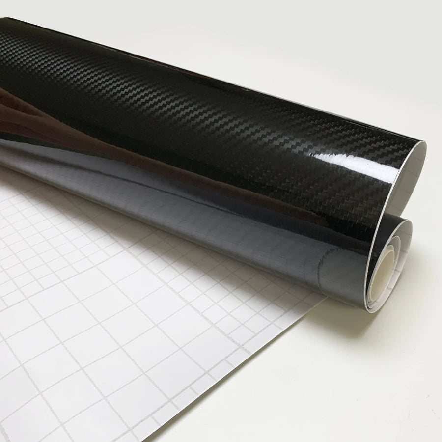 Carbon-Fiber-Look Vinyl Wrap Film – 2D to 9D Styles