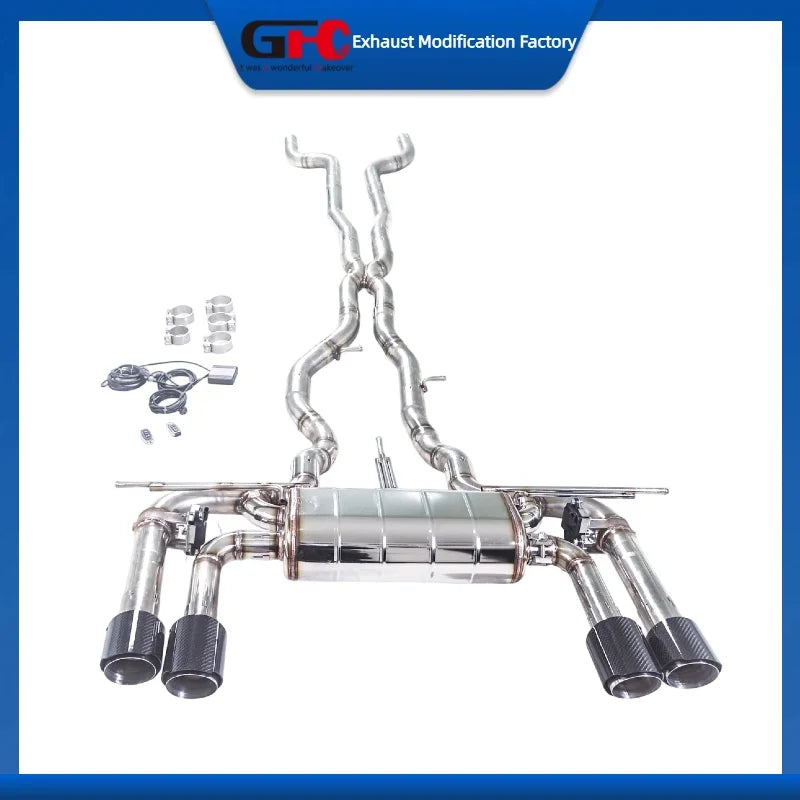 Stainless Steel Valved Cat-Back Exhaust System for Jaguar Xkr 2006-2009