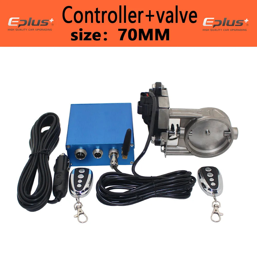 Universal Electric Exhaust Cutout Valve Kit, 76mm