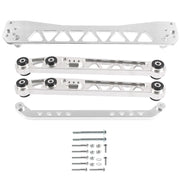 Rear Lower Control Arms LCA with Rear Lower Tie Bar with Rear Subframe Brace for 1996-2000 Honda Civic EK
