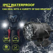 LED Auxiliary Driving Light – 60W, Spot Beam, 12V–24V