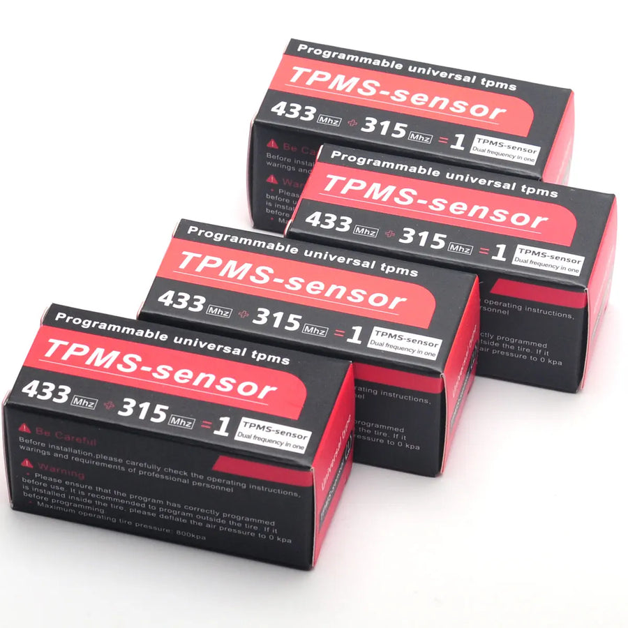 Programmable TPMS Tire Pressure Sensor (433MHz + 315MHz)