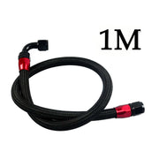 AN10 Stainless-Braided Fuel & Oil Hose Kit with Fittings, 1-1.2m
