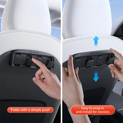 Foldable Car Seat Hook Hanger for Tesla Model 3/Y
