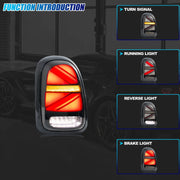 MINI Countryman F60 Smoked Sequential LED Tail Light Pair – 2017–2023