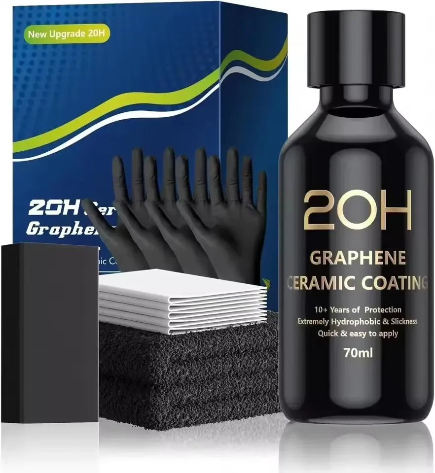 Graphene Ceramic Coating Kit with UV Tracking – 70 mL